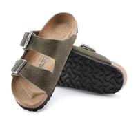 Birkenstock Arizona Suede Sandals - The Original Two Strap Wonder for Personalized Comfort: Iconic Design, Adjustable Straps and Magic Cork Footbed with Luxury Part
