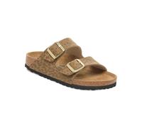 Birkenstock Women's Arizona Leo Khaki, Synthetics Sandal, 7 UK