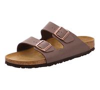 BIRKENSTOCK Arizona Unisex Adult Birko-Flor Clogs & Mules, mocha, 10.5 UK
