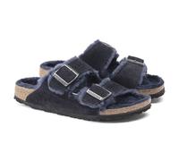 Birkenstock Arizona VL Shearling Midnight Suede Leather Insulated Flip-Flops Wide Regular (1020592)