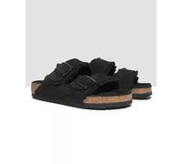 Birkenstock Arizona VL Shearling Womens Sandals - Black Suede - Size UK 7
