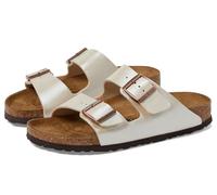 Birkenstock Arizona Women's Birko-Flor Graceful Sandal, White pearl, 27.0~27.5 cm