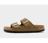 Birkenstock Women's Arizona Leo Khaki, Synthetics Sandal, 7 UK