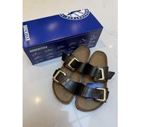 Birkenstock Arizona Womens Leather Sandals - Licorice - UK 4.5 - BNIB