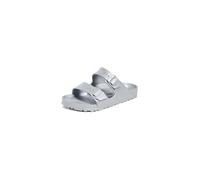 Birkenstock Arizona Women's Slippers, Metallic Silver, 7 UK