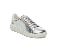 Birkenstock Bend Low Natural Leather Womens Trainers - Metallic Silver - Metallic Silver - UK5.5 EU39 Narrow