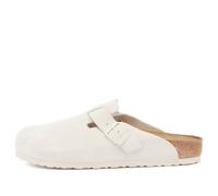 Birkenstock Boston Antique White Suede