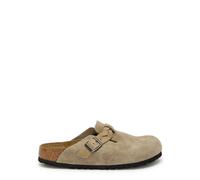 Birkenstock Boston Braided Brushed Suede Clogs - Beige - 40 (IT40/ UK7)