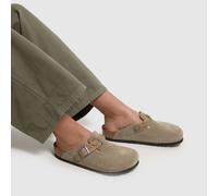 BIRKENSTOCK Boston Braided Clog Sandals in Taupe UK 4