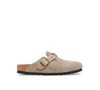 Birkenstock Boston Braided Suede Leather, Beige, Size 3, Women Beige