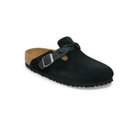 Birkenstock Boston Braided Suede Leather Womens Clogs - Black - Black - UK5 EU38 Regular