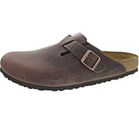 BIRKENSTOCK Boston BS Men's Leather Clogs Black Brown - Cocoa - Size: 7 UK, brown, 7 UK