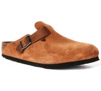 Birkenstock Boston Bs Mixed Leather Classic Clog Cognac Regular Fit UK 5 - 12