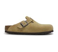 Birkenstock Boston BS Suede Embossed Unisex Casual Sandals - Emboss Dots New Beige - Size:UK 7
