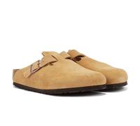 Birkenstock Boston Bs Women (Large Elegant Pin Buckle Clog Sandals Lattee, UK 5.5) Beige