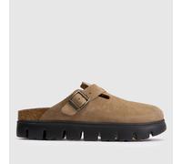 BIRKENSTOCK Boston Chunky Clog Narrow Fit Sandals in Taupe UK 8 (EU 41)