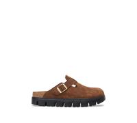 Birkenstock Boston chunky suede leather slippers - Brown 36 Narrow-37 Narrow-37 Regular-38 Narrow-38 Regular-39 Narrow-39 Regular-40 Narrow-40 Regular-41 Nar
