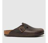 Birkenstock Boston Oiled Nubuck Habana Slippers EU 42