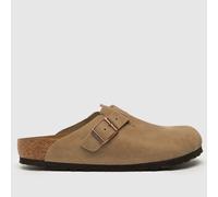 Birkenstock Unisex Boston Waxy Tobacco Brown Clogs Leather - Size EU 36