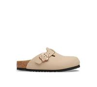 Birkenstock Boston Flower Buckle Clog, Beige, Size 11 Younger Beige