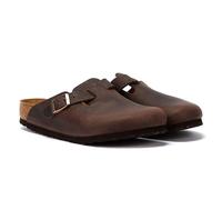 Boston Leather Clogs Brown