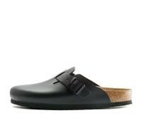Birkenstock Boston Natural Leather 'Black' 0060191 3-3.5