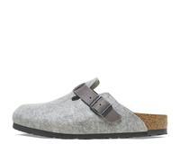 Birkenstock Boston Natural Leather/Felt 'Light Grey' 1026149 4-4.5