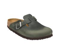 Birkenstock Boston Natural Leather Oiled - Women's Narrow Fit - Thyme - UK Size 4.5-1032792