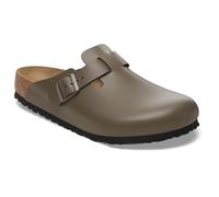 Leather clogs Birkenstock Boston Gris 37