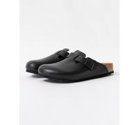 Birkenstock - Boston Natural Leather - Sandals size 40 - Regular, black