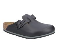 Birkenstock Boston Pro Leather Women's Black Narrow Fit Clogs UK 4.5