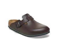 Men's Birkenstock Boston Pro Leather Men's Java Mules - Brown - Size: 12