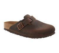 Birkenstock - Boston Soft Footbed Oiled Leather Clogs In Dark Brown 7 Uk