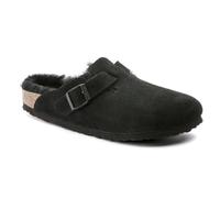 Birkenstock Boston Shearling Black Women's Wool Insulated Clogs Regular Wide (0259881)