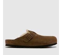 BIRKENSTOCK Boston Shearling Clog Sandals in Tan UK 11 (EU 45)