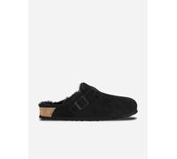 BIRKENSTOCK Boston Shearling Suede Clogs in Black - Black - EU 35 UK 2.5