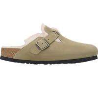 (Brown, 9 (Adults')) Birkenstock Boston Suede Taupe Clogs