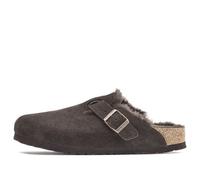 Birkenstock Boston Shearling Suede Shoes 'Mocha' 1020567 8-8.5