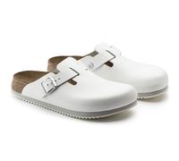BIRKENSTOCK BOSTON SL WHITE REGULAR/WIDE WIDTH PROFESSIONAL OCCUPATIONAL CLOGS S