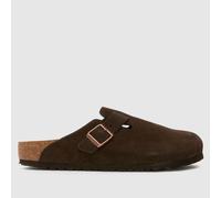 BIRKENSTOCK Boston Soft Footbed Clog Sandals in Brown UK 9
