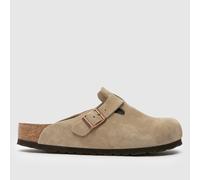 BIRKENSTOCK Boston Soft Footbed Clog Sandals in Taupe UK 4