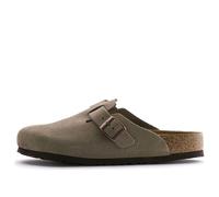 Birkenstock Unisex Boston Soft Footbed, Taupe Suede 42 Narrow