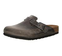 Birkenstock "Boston Softfootbed Oiled Leather Men Clogs (9 UK, Iron)