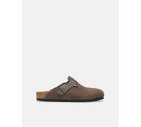 Birkenstock Boston Suede Clogs (Regular) - Concrete Gray - Grey / UK 11 : US 12 : EU 45