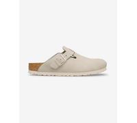Birkenstock Boston Suede Leather Clogs Light Grey Brown - 37