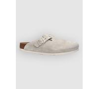 Birkenstock Boston Suede Leather Clogs oyster 41