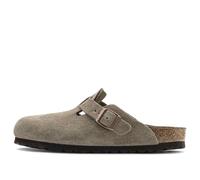 Birkenstock Boston Suede Leather Narrow Fit Sandals 'Taupe' 0060463 2-2.5