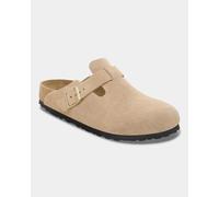 Birkenstock Boston Suede Leather Womens Clogs - Sandcastle - Sandcastle - UK5 EU38 Regular