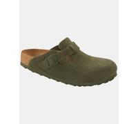 Birkenstock Boston Suede Leather Womens Clogs - Thyme - Thyme - UK7.5 EU41 Narrow