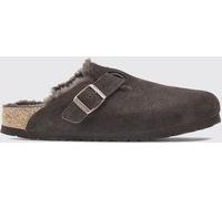 Birkenstock Boston Suede Mules with Shearling Lining - Size: 41 - female
